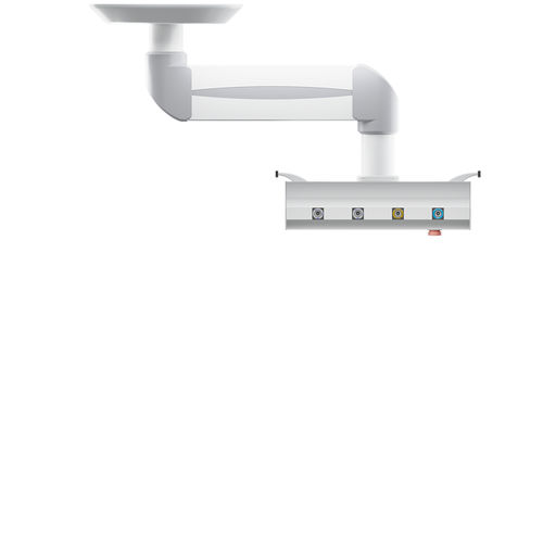 Braccio di distribuzione a soffitto - OK07-55 A - MZ Liberec, a.s. - per terapia intensiva / per anestesia / per sala operatoria