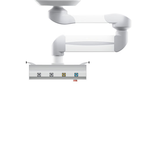 Braccio di distribuzione a soffitto - OK07-57 A - MZ Liberec, a.s. - per terapia intensiva / per sala operatoria / articolato