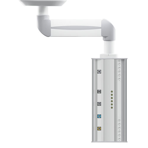Braccio di distribuzione a soffitto - OK07-55 H - MZ Liberec, a.s. - per terapia intensiva / per sala operatoria / articolato