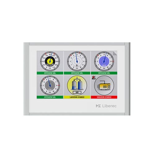 Monitor di proving di portata - MZU II - MZ Liberec, a.s. - di pressione di gas / di controllo / di funzionamento