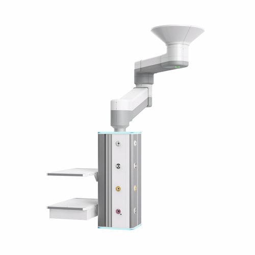 Braccio di distribuzione ad altezza regolabile - TAURUS - MZ Liberec, a.s. - a soffitto / per terapia intensiva / per sala operatoria