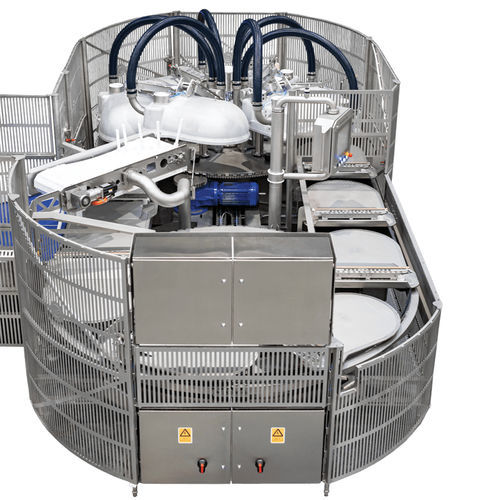 Sistema di confezionamento sottovuoto - Moda Vac - Amcor Embalagens Flexíveis - rotativo / a pavimento / per sacchi