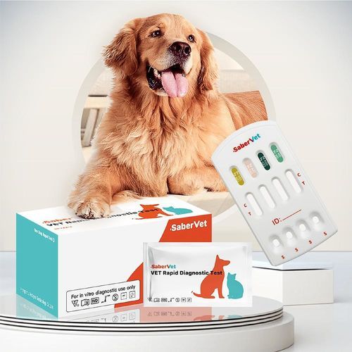 Test rapido della giardiasi - SaberVet CDV/CPV/CCV/GIA Ag - Hangzhou Antigenne Technology Co. Ltd - del cimurro / veterinario / canino