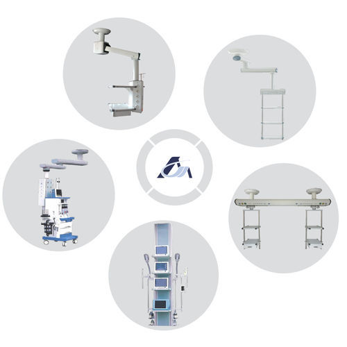 Trave tecnica a soffitto - Beijing Aerospace Changfeng medical - per terapia intensiva / semplice / 2 bracci