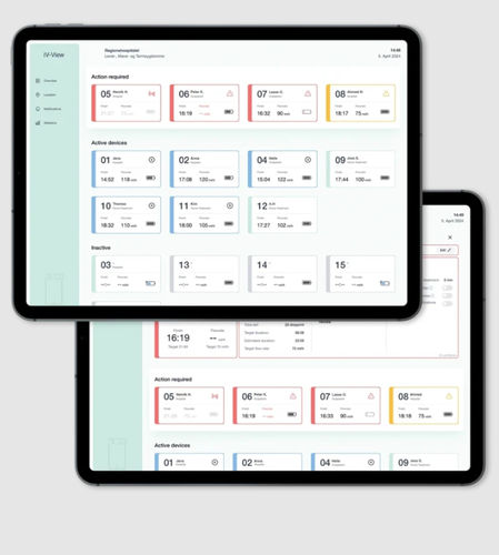 Software medico - iV-View® - OSAA Innovation ApS - di gestione per pompa di perfusione / per reportistica / di monitoraggio
