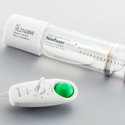 Pompa di perfusione per la gestione del dolore - Neofuser Vario Plus - S&S Med - per somministrazione di farmaci / portatile