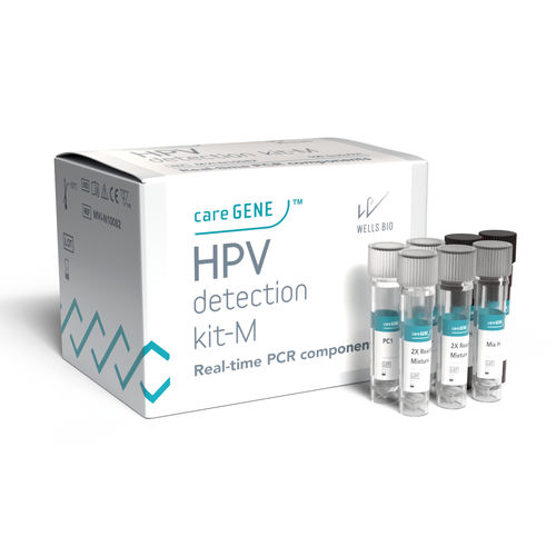 Kit di test per malattie veneree - careGENE™ HPV detection kit-M - WELLS BIO - del cancro del collo dell'utero / per HPV 33 / per HPV 16