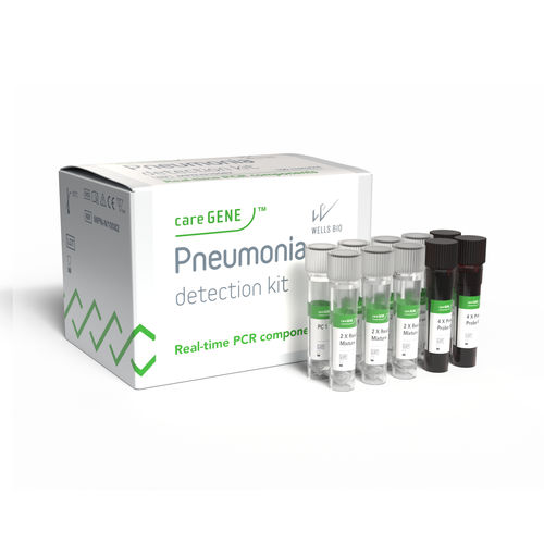 Kit di test della polmonite - careGENE™ Pneumonia-12 Detection - WELLS BIO - della Legionella pneumophila / dello Streptococcus pneumoniae / dello Staphylococcus aureus