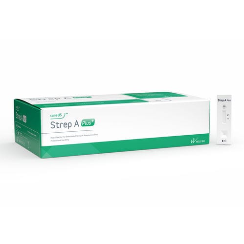 Test rapido dello streptococco A - careUS™ Strep A Plus - WELLS BIO - per malattie infettive / per antigeni / per tampone faringeo