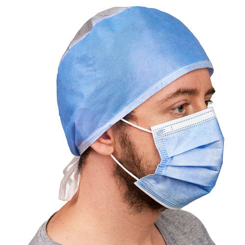 Cuffia chirurgica con allacciatura regolabile - Synek Medical - in polipropilene / in tessuto non tessuto / monouso