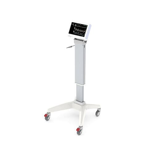 Carrello medico - Mediroll LTD - con supporto per schermo / ad altezza regolabile