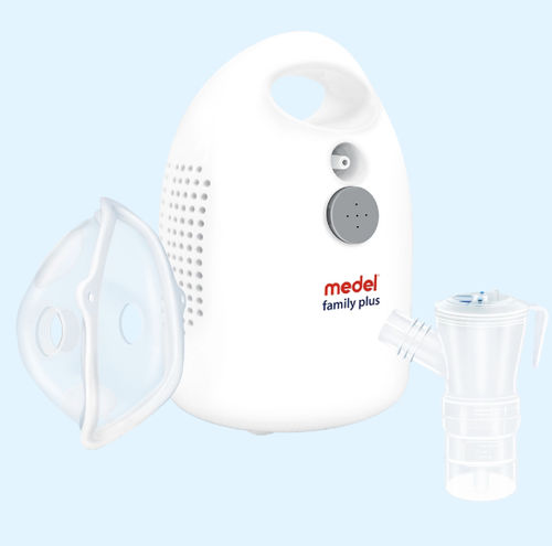 Nebulizzatore pneumatico - Family Plus - Medel International S.r.l. - per uso generale / per respirazione / portatile