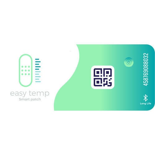 Monitor paziente patch - Easy Temp - Advanced Electronic Biosystem SRL - compatto / indossabile / TEMP