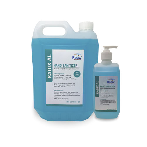 Soluzione idroalcolica 75% - AL - Radix Hi-Care Products - 500 mL / 5000 mL