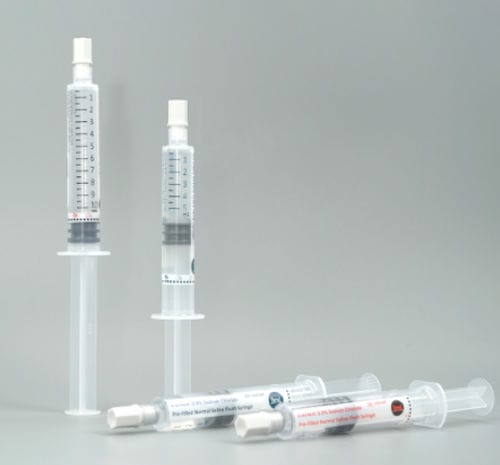 Siringa di risciacquo - VA02 series - GenSci Group - per soluzione salina / 10 ml / preriempita