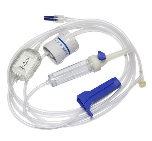Set di infusione in polivinilcloruro (PVC) - GenSci Group - polipropilene / con connettore a Y / con filtro per la prevenzione della contaminazione da particelle