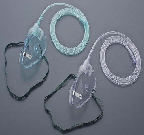 Maschera per ossigenoterapia in PVC - M010 series - GenSci Group - senza lattice / regolabile / a concentrazione media