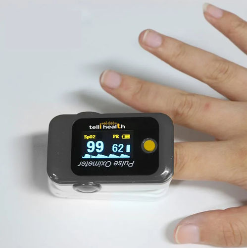 Pulsossimetro da dito - Telli Health LLC - compatto / medico / senza fili