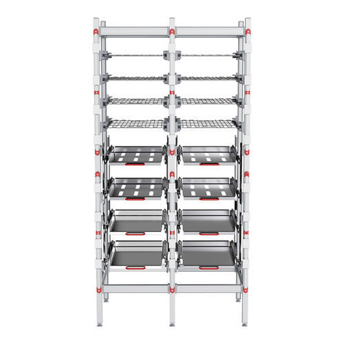 Scaffalatura modulare - Tray Type - Topmodul - di sterilizzazione / con griglia / in alluminio