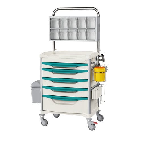Carrello per anestesia - T001 - Topmodul - medico / per chirurgia / per uso generale