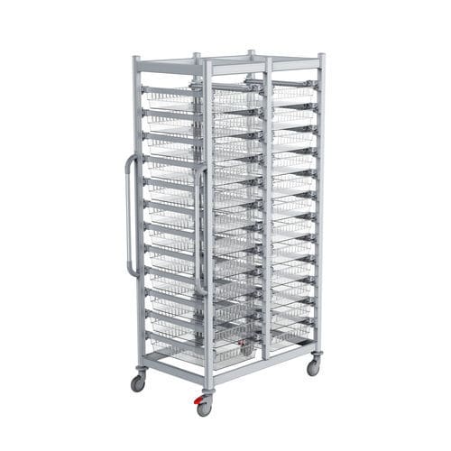 Carrello medico - T4020-2 - Topmodul - ospedaliero / di trasferimento / portarifiuti