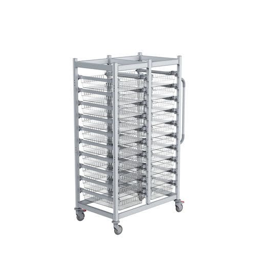 Carrello ospedaliero - T4018-2 - Topmodul - per uso generale / per consumabili / di trasferimento