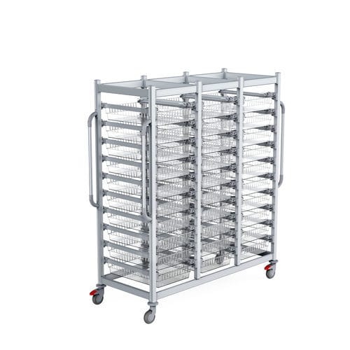 Carrello medico - T4018-3 - Topmodul - per uso generale / per farmaci / di trasporto