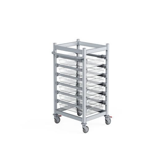 Carrello medico - T4012-1 - Topmodul - per uso generale / di trasporto / multifunzione
