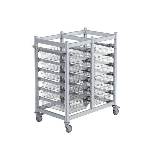 Carrello ospedaliero - T4012-2 - Topmodul - per uso generale / di trasferimento / di stoccaggio