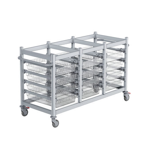 Carrello ospedaliero - T4010-3 - Topmodul - per sala operatoria / da laboratorio / per uso generale