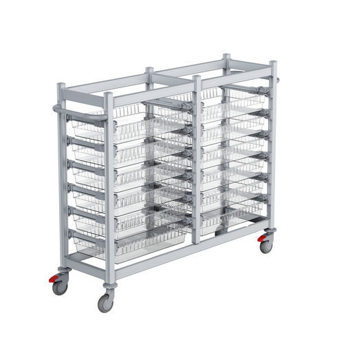 Carrello medico - T6012-2 - Topmodul - per uso generale / di trasporto / multifunzione