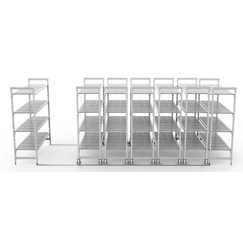 Scaffalatura 4 ripiani - Topmodul - per farmacia / per cestelli / per contenitori