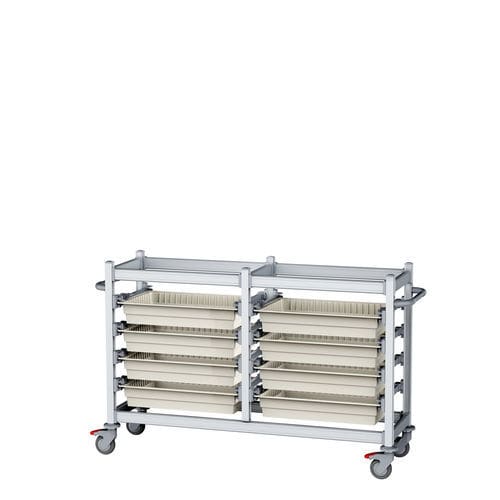 Carrello ospedaliero - T6010-2 - Topmodul - per uso generale / multifunzione / di stoccaggio