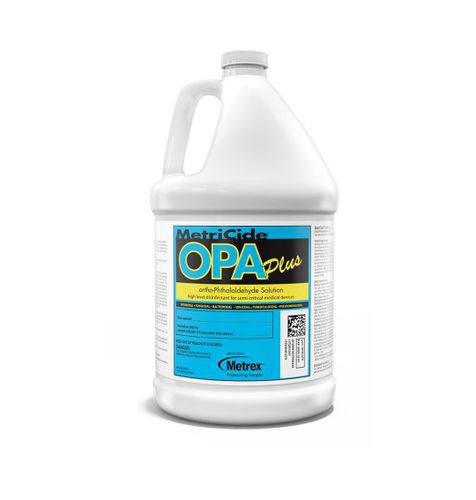 Disinfettante per strumenti chirurgici - MetriCide™ OPA Plus - Metrex - per endoscopi / per strumenti odontoiatrici / per mobili ospedalieri