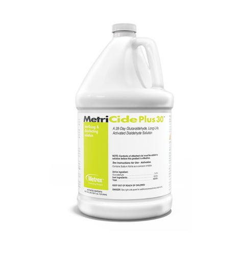 Disinfettante per strumenti chirurgici - MetriCide™ Plus 30 - Metrex - per endoscopi / per strumenti odontoiatrici / per mobili ospedalieri
