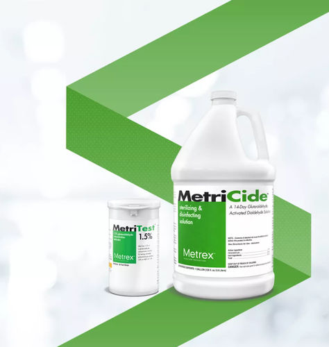 Disinfettante per endoscopi - MetriCide™ - Metrex - per mobili ospedalieri / per strumenti chirurgici / per strumenti odontoiatrici
