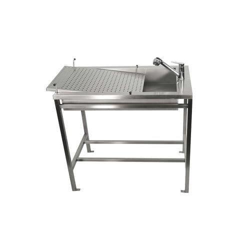 Tavolo di procedura per studio veterinario - TA170050 - Vetinox - per laboratorio odontotecnico / con lavandino