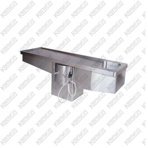 Tavolo per autopsia per laboratorio di istopatologia - EVOLUTION II - Mortuaryequipment.net - fisso / elettrico / ad altezza regolabile