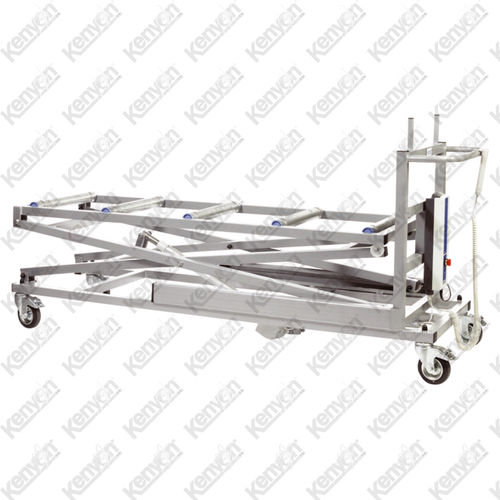 Carrello mortuario a pantografo - Mortuaryequipment.net - per imbalsamazione / idraulico / in acciaio inossidabile