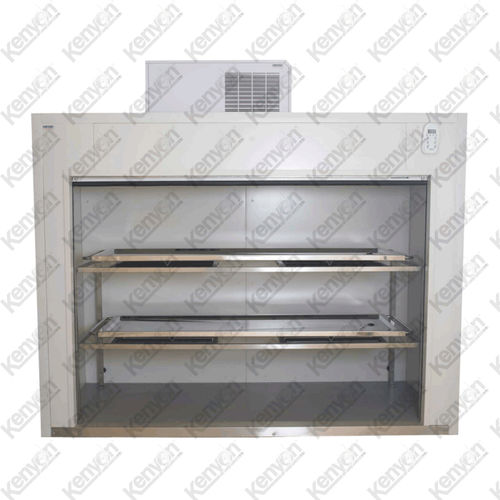 Cella mortuaria frigorifera per barelle mortuarie - KBC2LD - Mortuaryequipment.net - 2 salme / a carico frontale / 1 porta