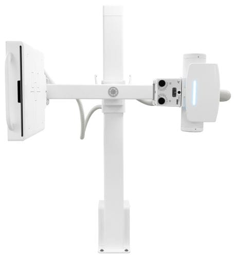 Sistema di radiografia digitale - ACUITY CDR - Radmedix - per radiografia multidisciplinare / senza tavolo / con braccio portatubo rotante