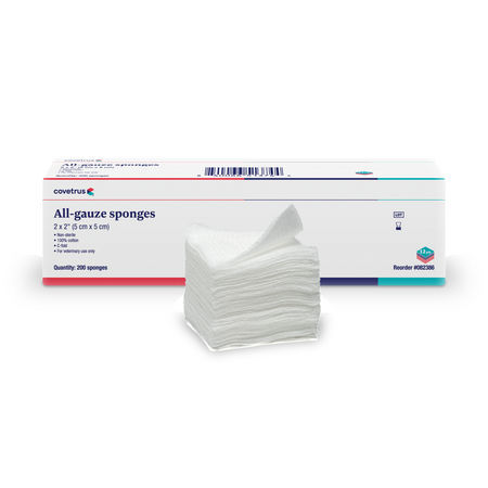 Compressa di garza in cotone - SPO171 - Covetrus - assorbente / cicatrizzante