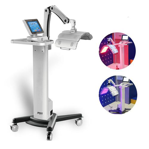 Lampada di fototerapia ringiovanimento cutaneo - FDA version LED Facial Therapy-1 - Miramhoo Aesthetics - per trattamento dell'acne / con rotelle / ad infrarossi