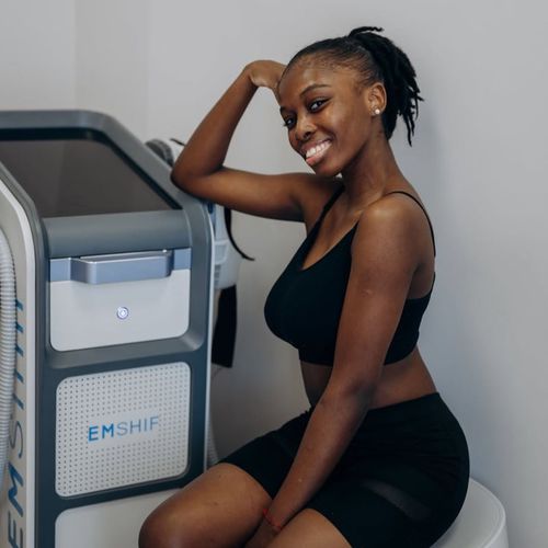 Unità di body contouring RF - Emslim Neo+RF - Miramhoo Aesthetics - unità di body contouring con campi magnetici pulsati / unità di body contouring tramite elettrostimolazione muscolare (EMS) / su carrello
