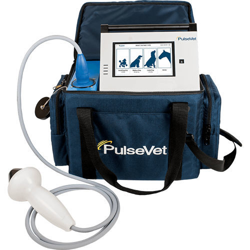 Generatore di onde d'urto extracorporee per trattamento ortopedico - PulseVet - Zomedica - su carrello / veterinario