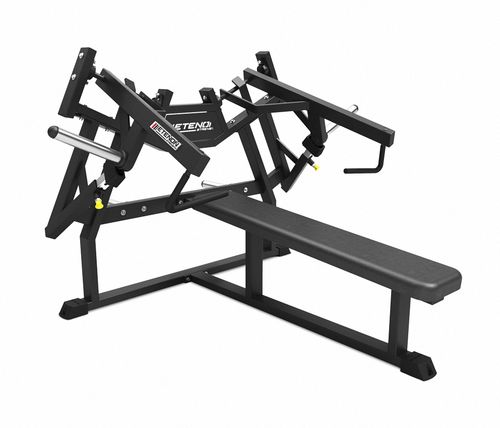 Stazione per esercizi muscolari pressa per pettorali piana - PL103 - Etenon Fitness - con pesi liberi