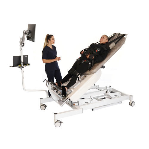Lettino di statica a sezione unica - A1 - NX Robotic Rehabilitation - per terapia / elettrico / con rotelle