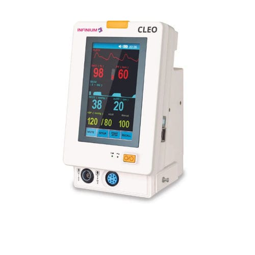 Monitor di segni vitali su carrello - Cleo  - Infinium Veterinary - portatile / comodino / SpO2