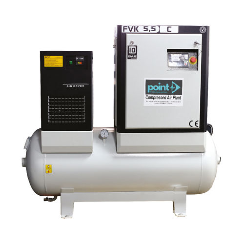Compressore d'aria medico - PNT-HS-S-X - Point Medical Gas Systems - a vite / modulare / fisso