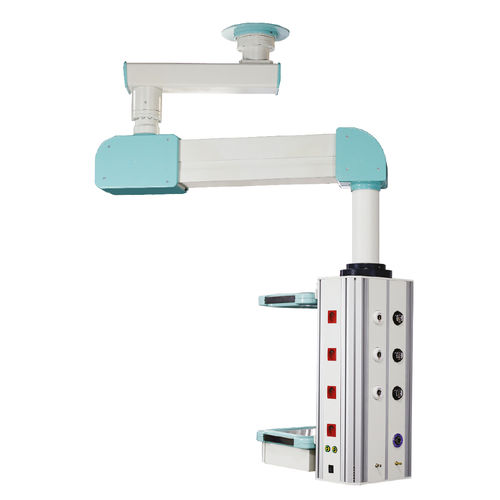 Braccio di distribuzione a soffitto - PNT-PEN-C-X-MKL	 - Point Medical Gas Systems - per terapia intensiva / per anestesia / per sala operatoria